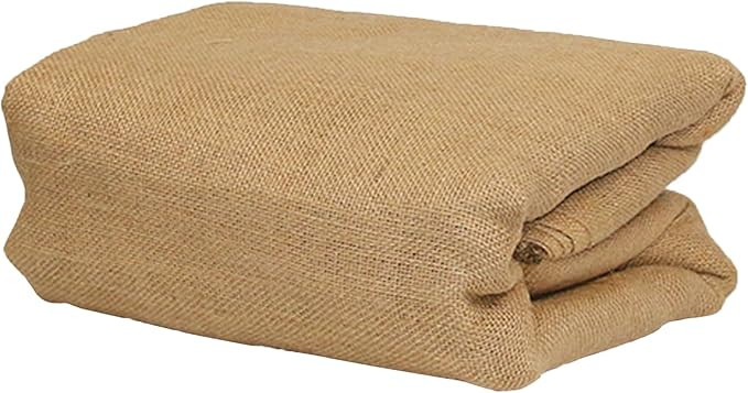 Sunnyglade 40in x 30ft Gardening Burlap Fabric, Winter Frost Natrual Burlap Plant Covers Freeze P... | Amazon (US)