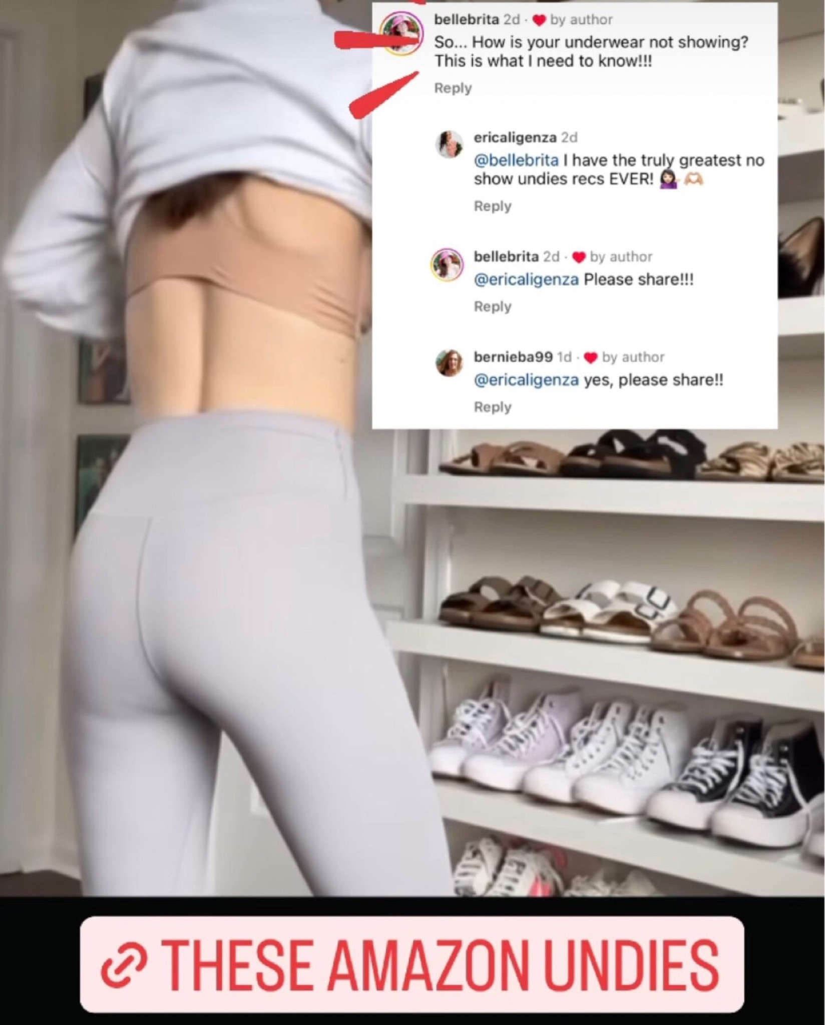 Amazon find - NO SHOW undies! 🫣

Seamless underwear // no panty lines // no show underwear 

#LTKfindsunder50 #LTKstyletip