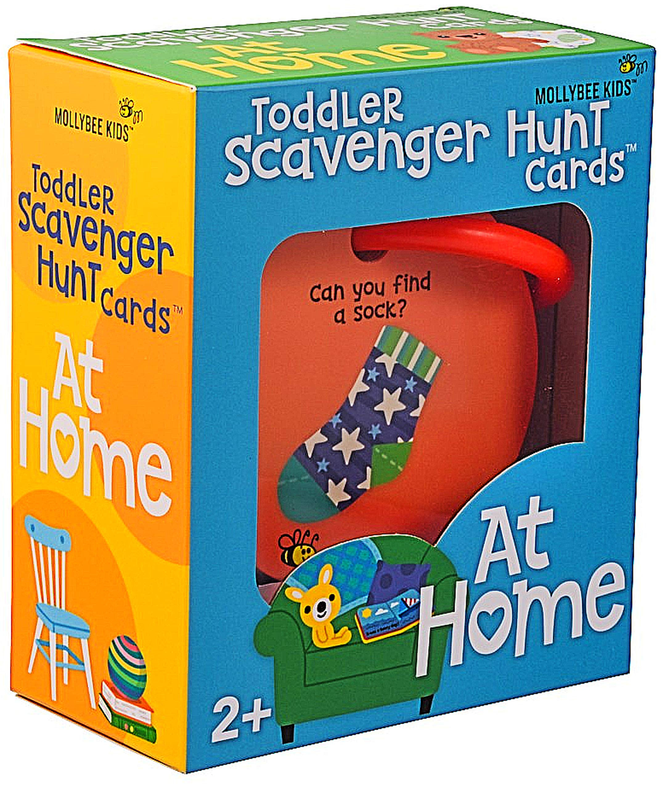 MOLLYBEE KIDS Toddler Scavenger Hunt Cards at Home, Toddler Activity, Indoor Scavenger Hunt Game | Amazon (US)