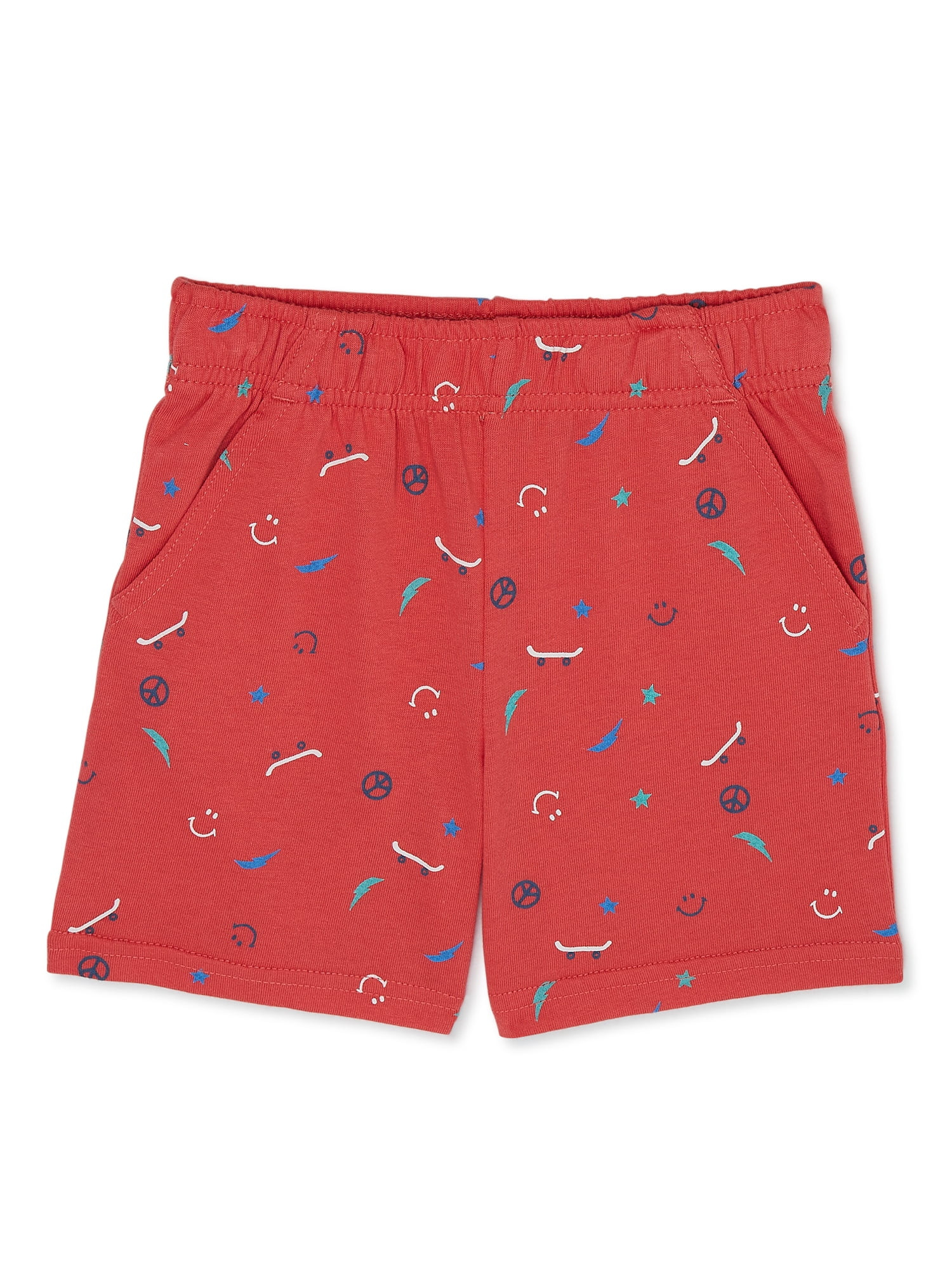 Garanimals Toddler Boy Print Jersey Shorts with Pockets, Sizes 18M-5T | Walmart (US)