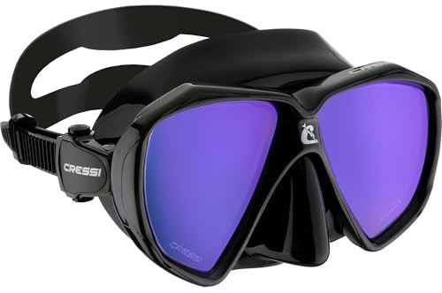 Cressi Liberty Duo, Yellow with Blue Reflection Lens | Amazon (US)