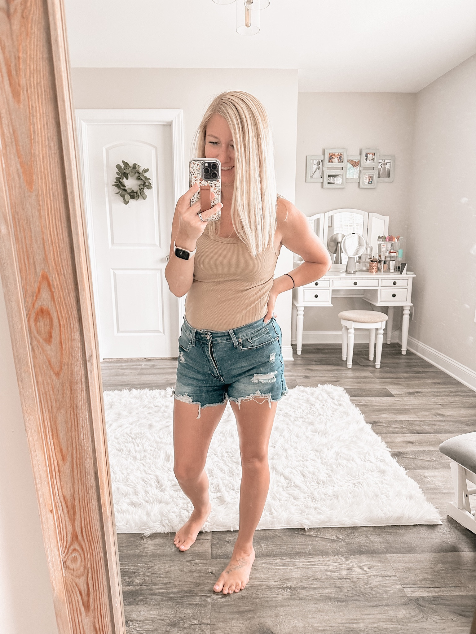 Target Tank & Amazon Denim Shorts. My go to mom fit. 

#LTKstyletip #LTKxPrimeDay