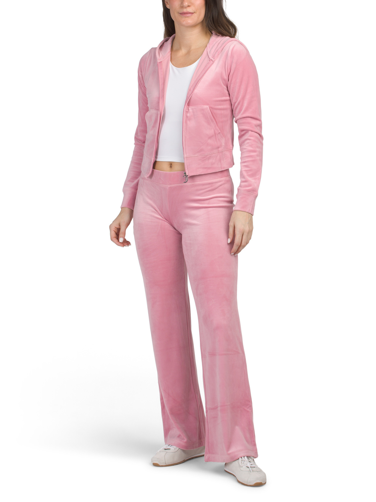 2pc Original Logo Classic Velour Jacket And Matching Pants Set | Activewear | Marshalls | Marshalls