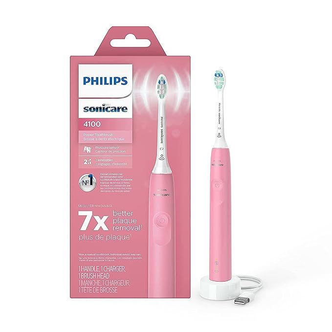 Philips Sonicare ProtectiveClean 4100 Rechargeable Electric Power Toothbrush, Pink, HX6815/01 | Amazon (US)