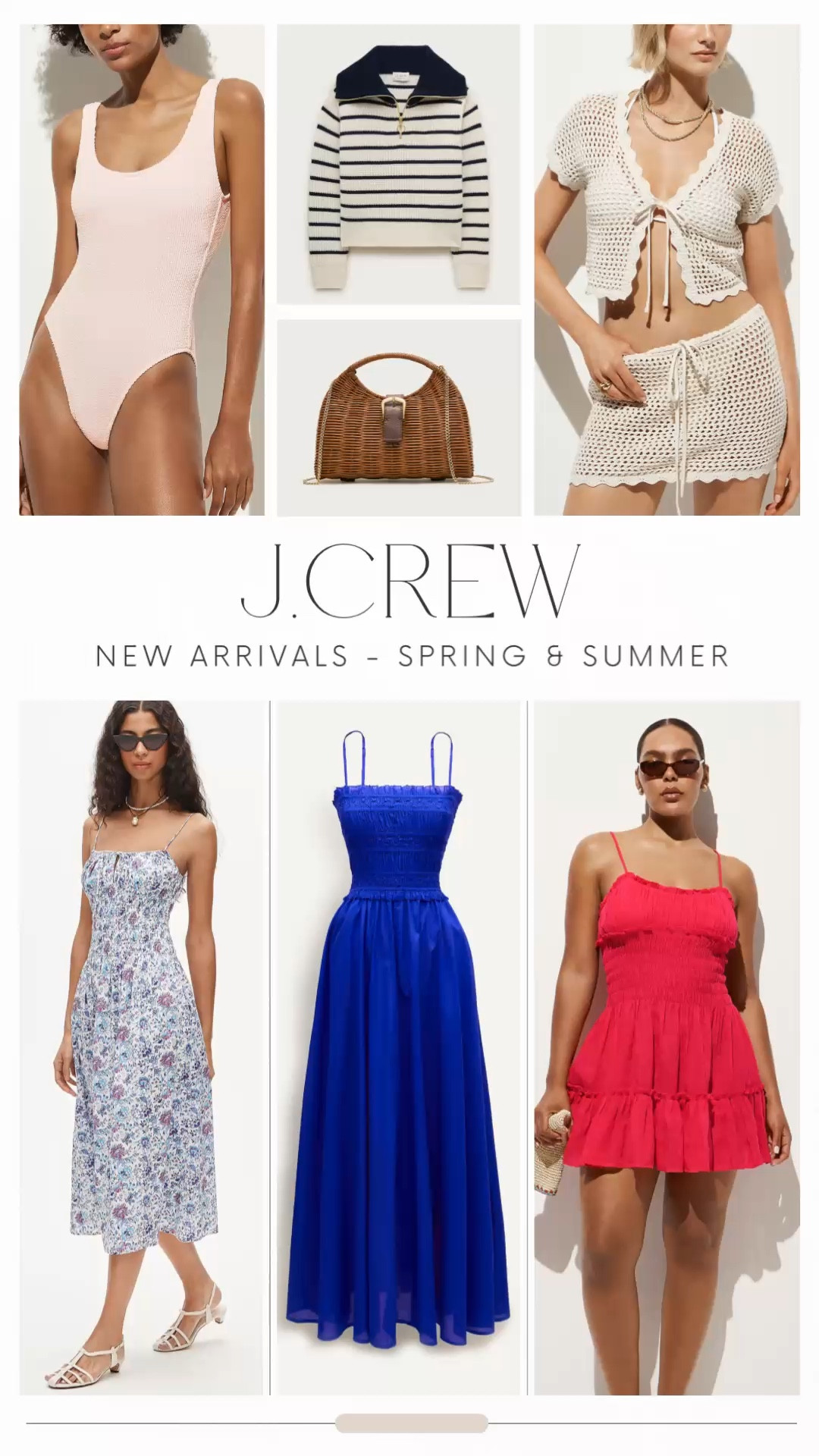 new arrivals at J.CREW // spring outfit. beach vacation. summer dress. spring dress. travel outfit. vacation outfit beach. resort wear. #LTKSeasonal #LTKTravel #LTKStyleTip 