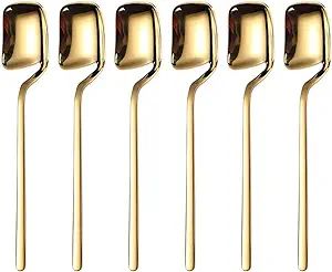 Coffee Spoons, 5.6 Inches Espresso Spoons, 18/10 Stainless Steel Demitasse Spoons Tiny Spoon Smal... | Amazon (US)