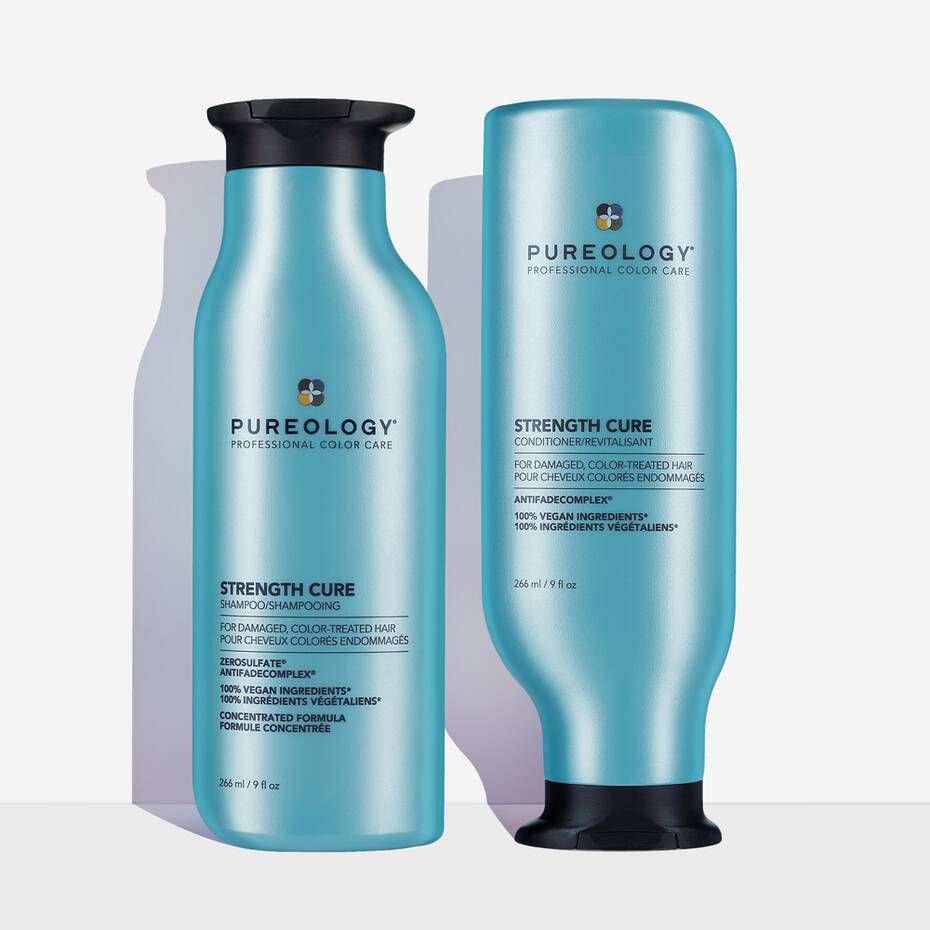 Strength Cure Shampoo & Conditioner Duo For Damaged Hair | Pureology | Pureology