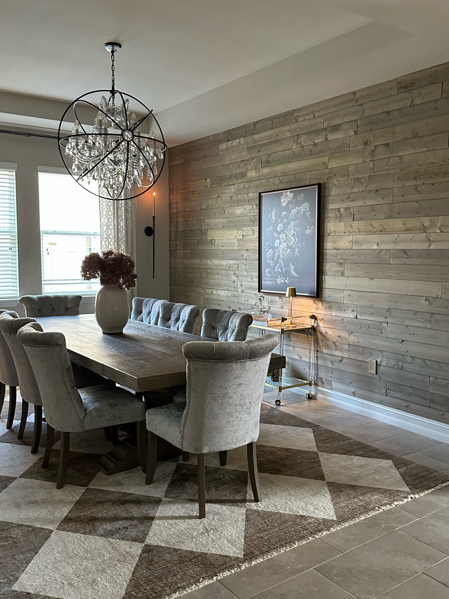 Dining room favorites!

Diamond pattern rug, checkered rug, harlequin rug, wireless rechargeable lamp, ZGallerie sconces, candle sconces, puddle mirror, organic shaped mirror, acrylic bar cart 

#LTKhome