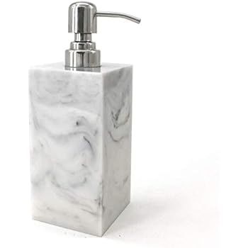 TUZECH Natural Marble Liquid Soap Dispenser/Marble Shower Lotion Dispenser/Gel Dispenser/Liquid S... | Amazon (US)