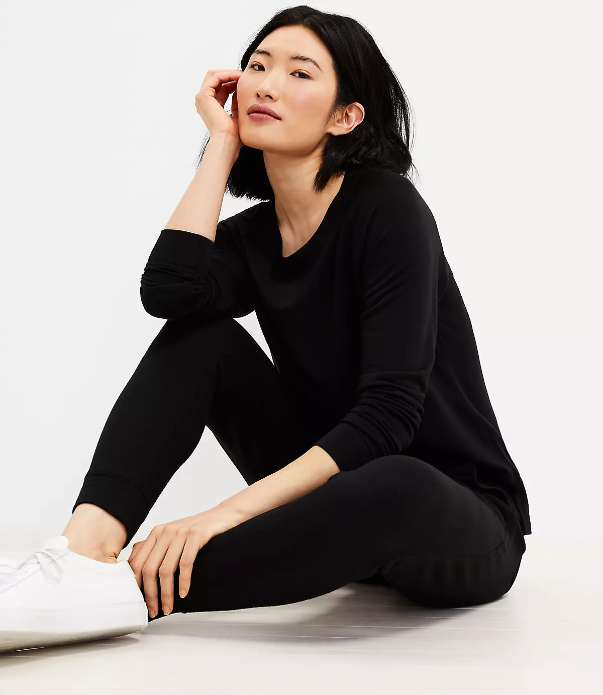 Lou & Grey Signaturesoft Cuffed Joggers | LOFT