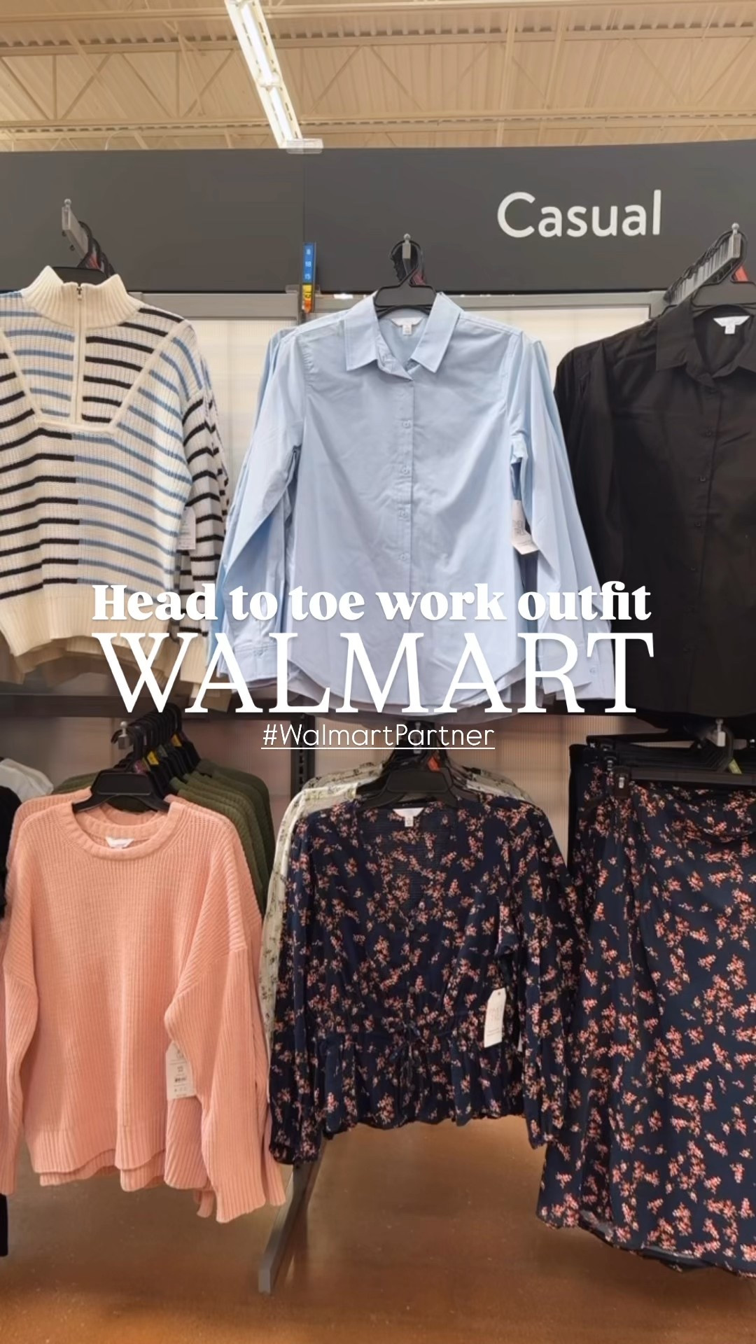 You know @walmart is my go-to place for all things comfy and cute but did you know you can find some good pieces for the work place too? #Walmartpartner Some of my favorite dress pants have been from Walmart and this button down and blazer are a go-to classic workwear staple!!! #walmartfashion 
⬇️⬇️⬇️
Wearing size small in everything!
Shoes sized up 1/2 size

#LTKWatchNow #LTKWorkwear #LTKStyleTip