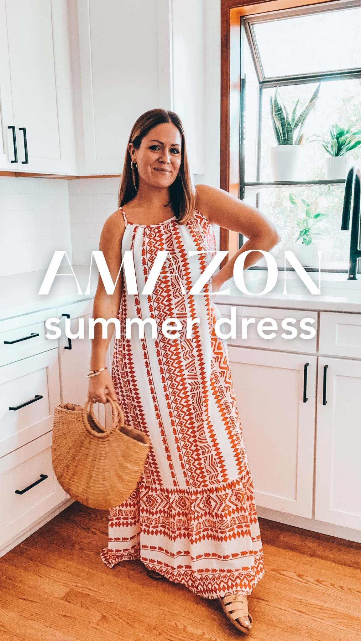 amazon summer maxi dresses Women's Dress Boho Spaghetti Straps Casual Long A-line Smocked Beach Dress Square Neck Flowy Sun Green A-Pink S at Women's Clothing store thiseverydaystyle on LTK