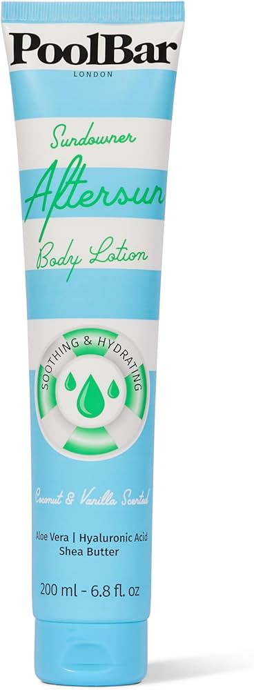 PoolBar Sundowner Aftersun Body Lotion for Women Skin Care, Deep Hydration and Soothing Relief wi... | Amazon (US)