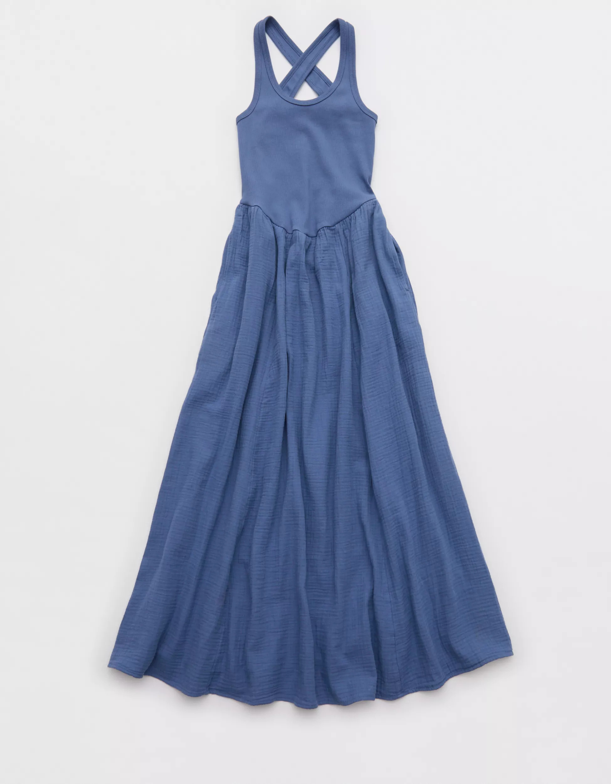 Aerie At The Barre Cross Back Dress | American Eagle Outfitters (US & CA)