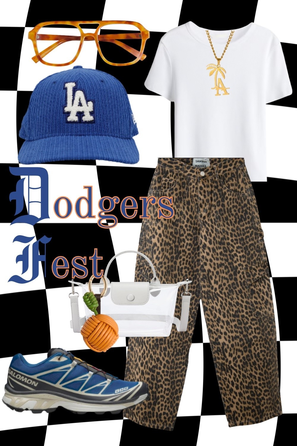 Dodgers Fest outfit, baseball game outfit, street style outfit, blue Salomon’s, leopard pants 

#LTKFindsUnder100 #LTKootd #LTKMidsize