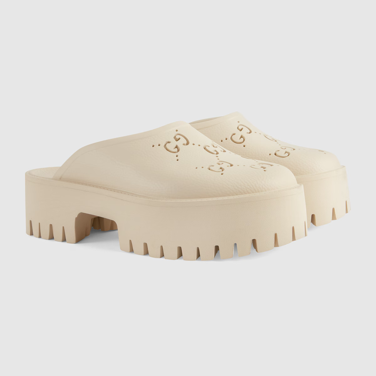 Women's platform perforated G sandal | Gucci (US)