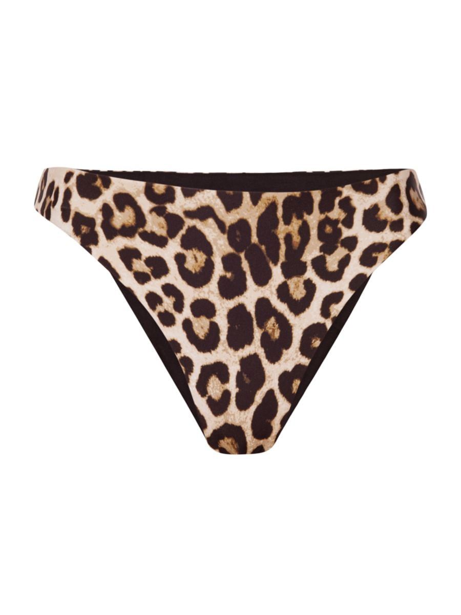 Better Reversible Leopard Bikini Bottom | Saks Fifth Avenue