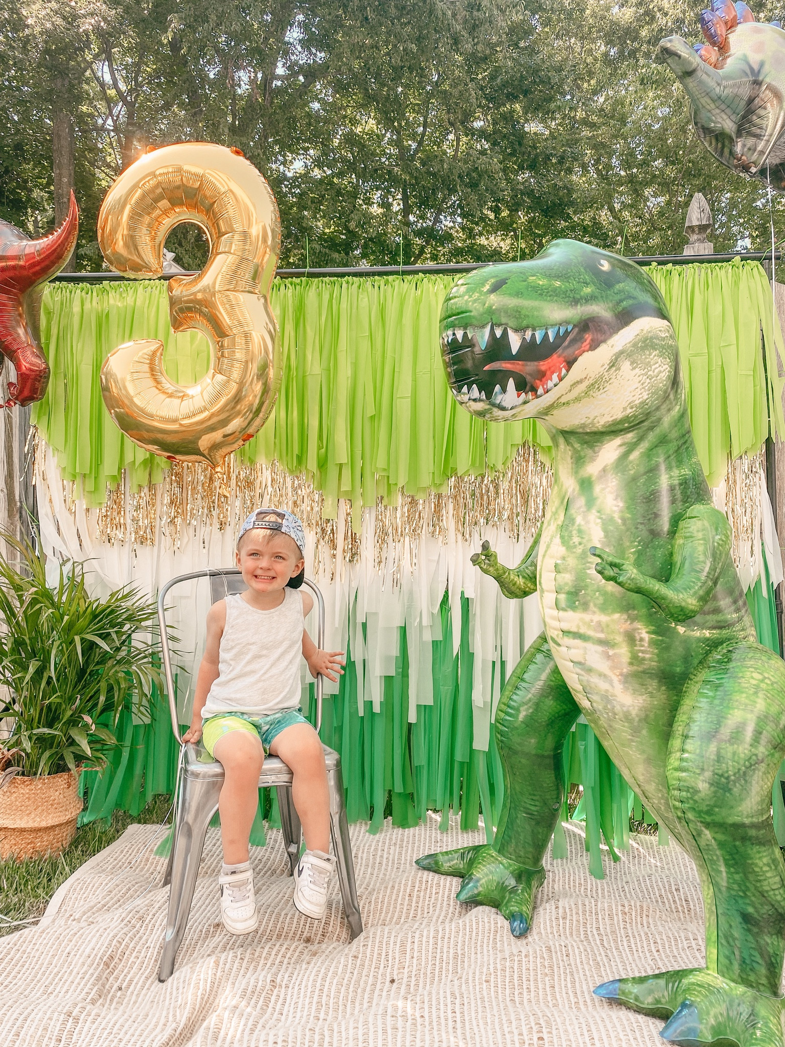 My son’s THREE-REX birthday party. 

#LTKkids #LTKfamily
