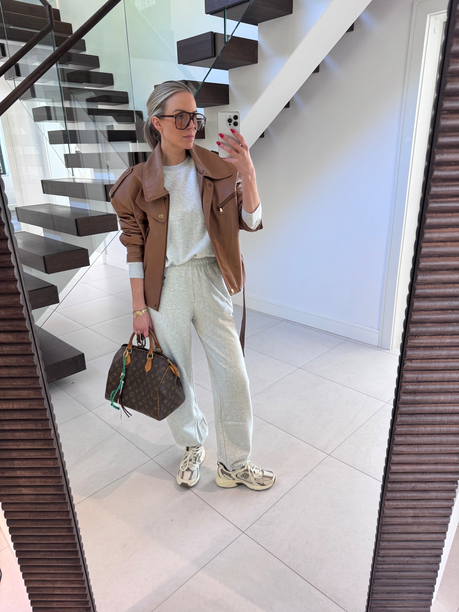Gym or travel- wearing size S in the jacket and XS in the jogger set 