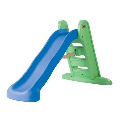 Little Tikes 5 Foot Easy Store Large Play Kids Folding Outdoor Backyard Slide | Target