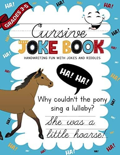 Cursive Joke Book: Handwriting Fun With Riddles And Puns (Educational Resources For Quality Learn... | Amazon (US)