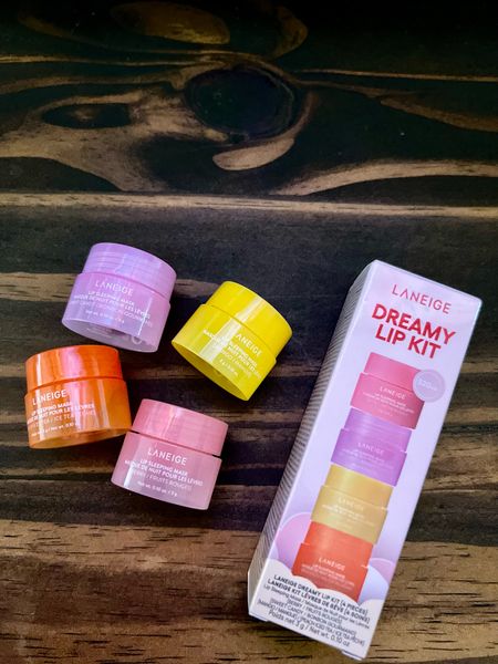 This is such a great set to gift or to keep for yourself from Laneige! You get 4 of their best lip balms. I keep one in my car, in my handbag, and on my bedside. 💁🏽‍♀️ @leliassoutherncharm 

#LTKFamily #LTKFindsUnder50 #LTKBeauty