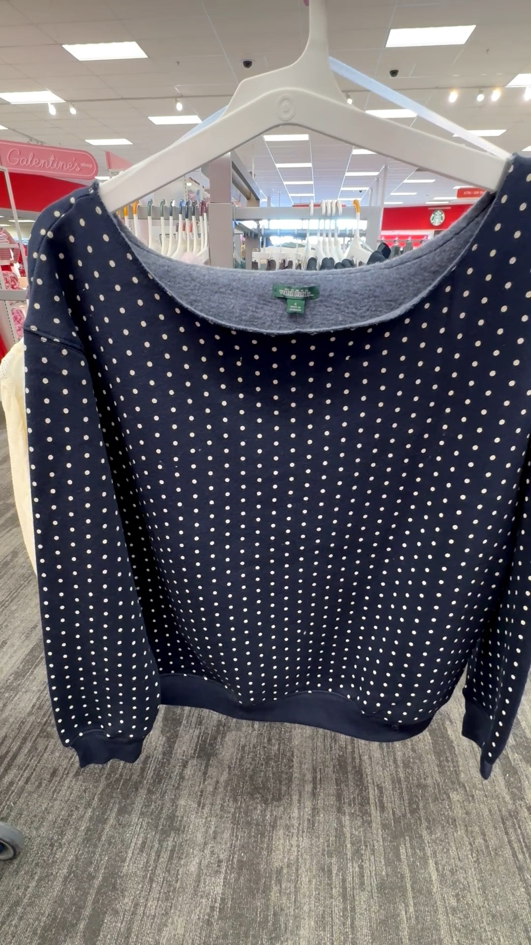 Target Pullover Sweatshirt | One Shoulder Sweatshirt | Polka Dot Sweatshirt

#LTKootd #LTKSeasonal