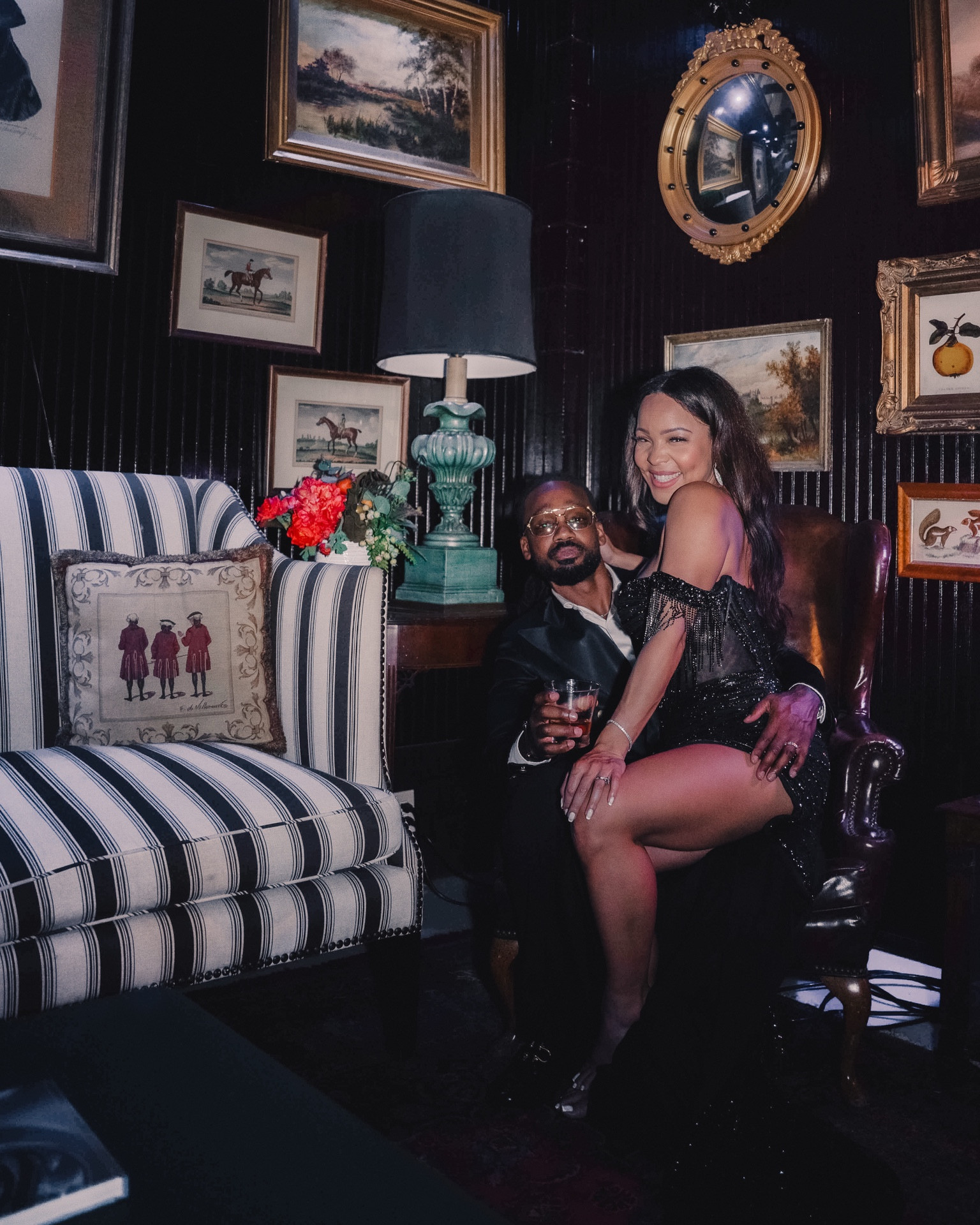 #latepost My husband’s 40th birthday party 🥳 I don’t have any shots that really show off this dress. It really was beautiful. We had a great time! Size note 👇🏽

I ordered a size 8 to accommodate my boobs. By the end of the night, when these photos were taken, the dress loosened with wear and ended up being too big on my boobs. Should’ve gone with a 6. 

#blacktie #dress #weddingguestdress #cocktaildress #blackdress

#LTKParties #LTKStyleTip #LTKWedding