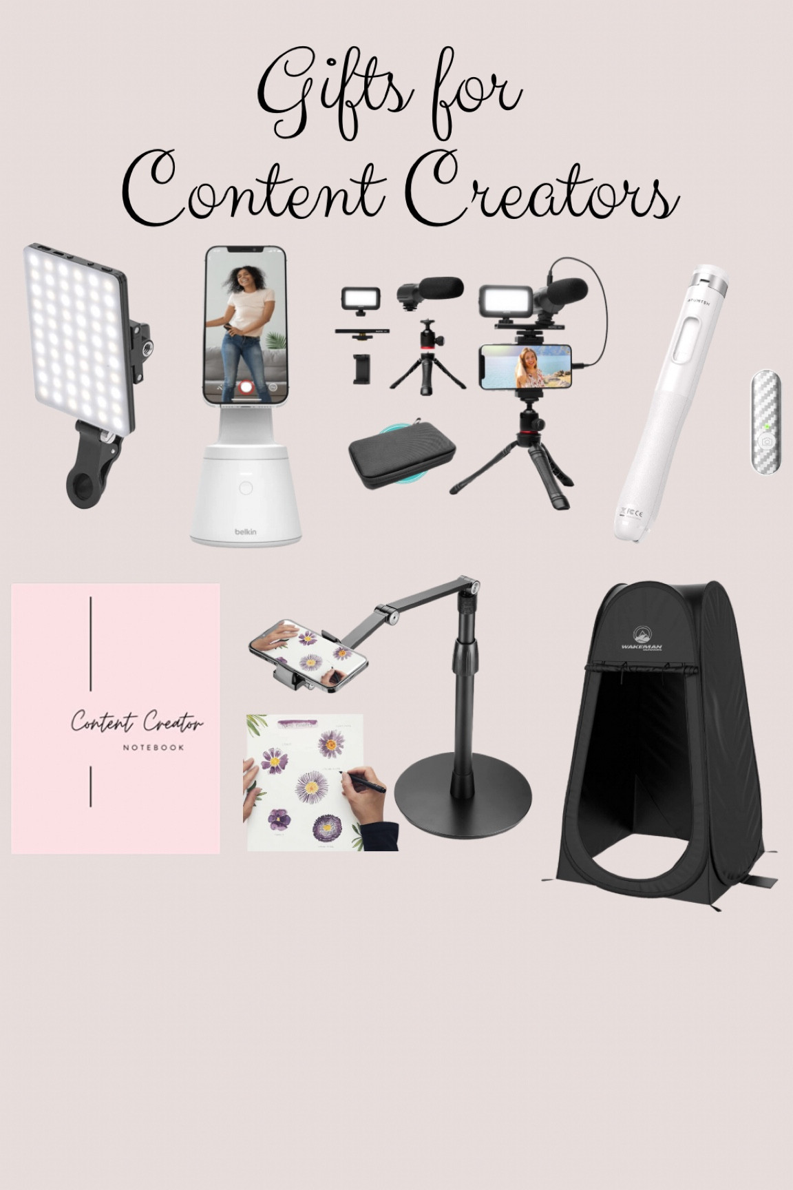 Tech friendly gifts for content creators or aspiring influencers 

#LTKHoliday #LTKunder100 #LTKSeasonal