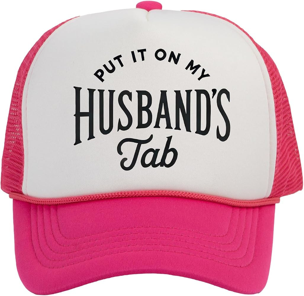 Women's Put It On My Husbands Tab Trucker Hat | Amazon (US)