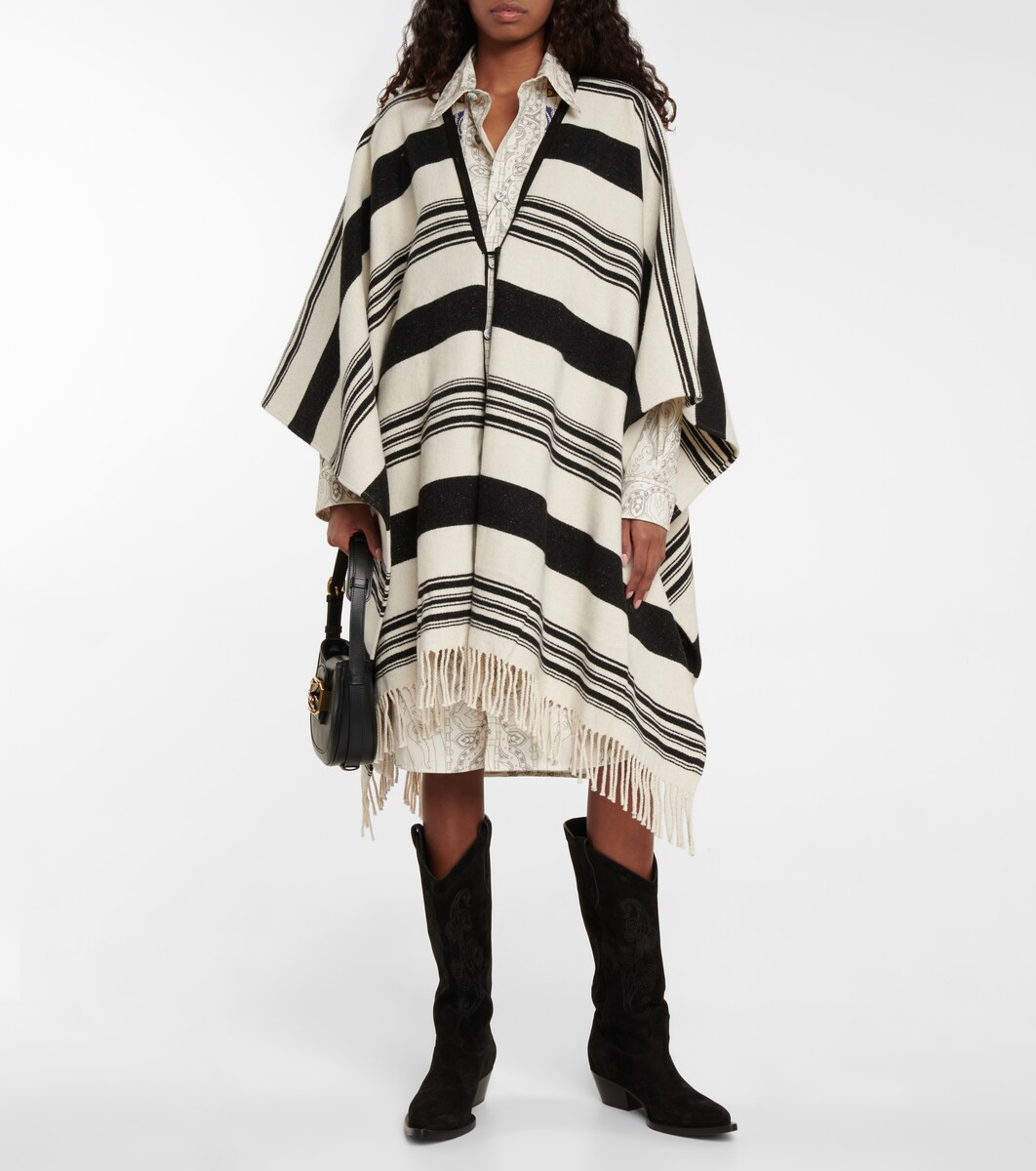 Poncho aus einem Wollgemisch | Mytheresa (DACH)