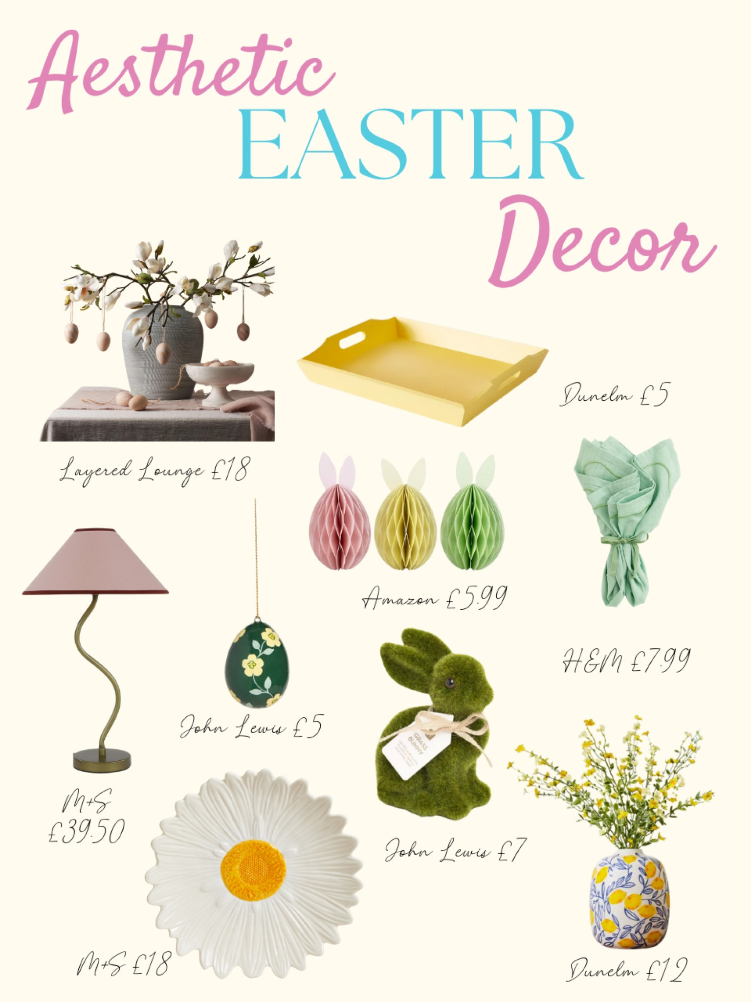 Easter Decorations- Aesthetic edit 

#LTKhome