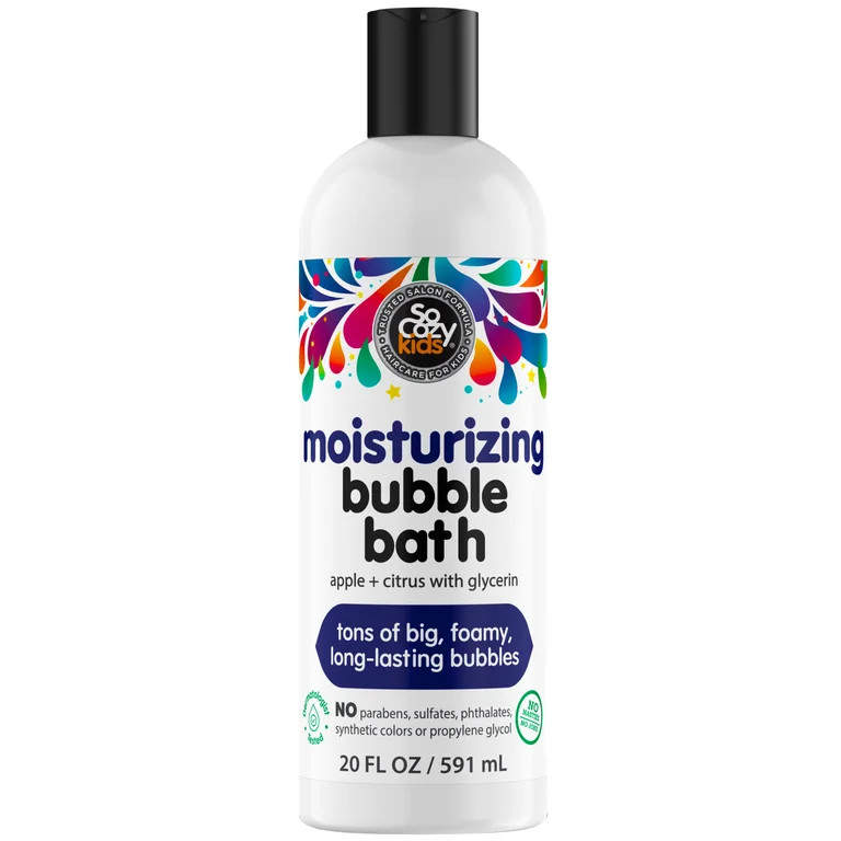 SoCozy Kids Apple & Citrus Moisturizing Bubble Bath & Body Wash, 20 fl oz | Walmart (US)