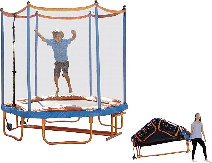 Little Tikes Easy Store 7 ft Folding Trampoline | Amazon (US)