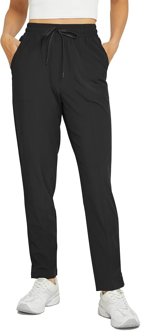G4Free Athletic Pants for Women Lightweight Studio Joggers Pants with Pockets for Golf Travel Runnin | Amazon (US)
