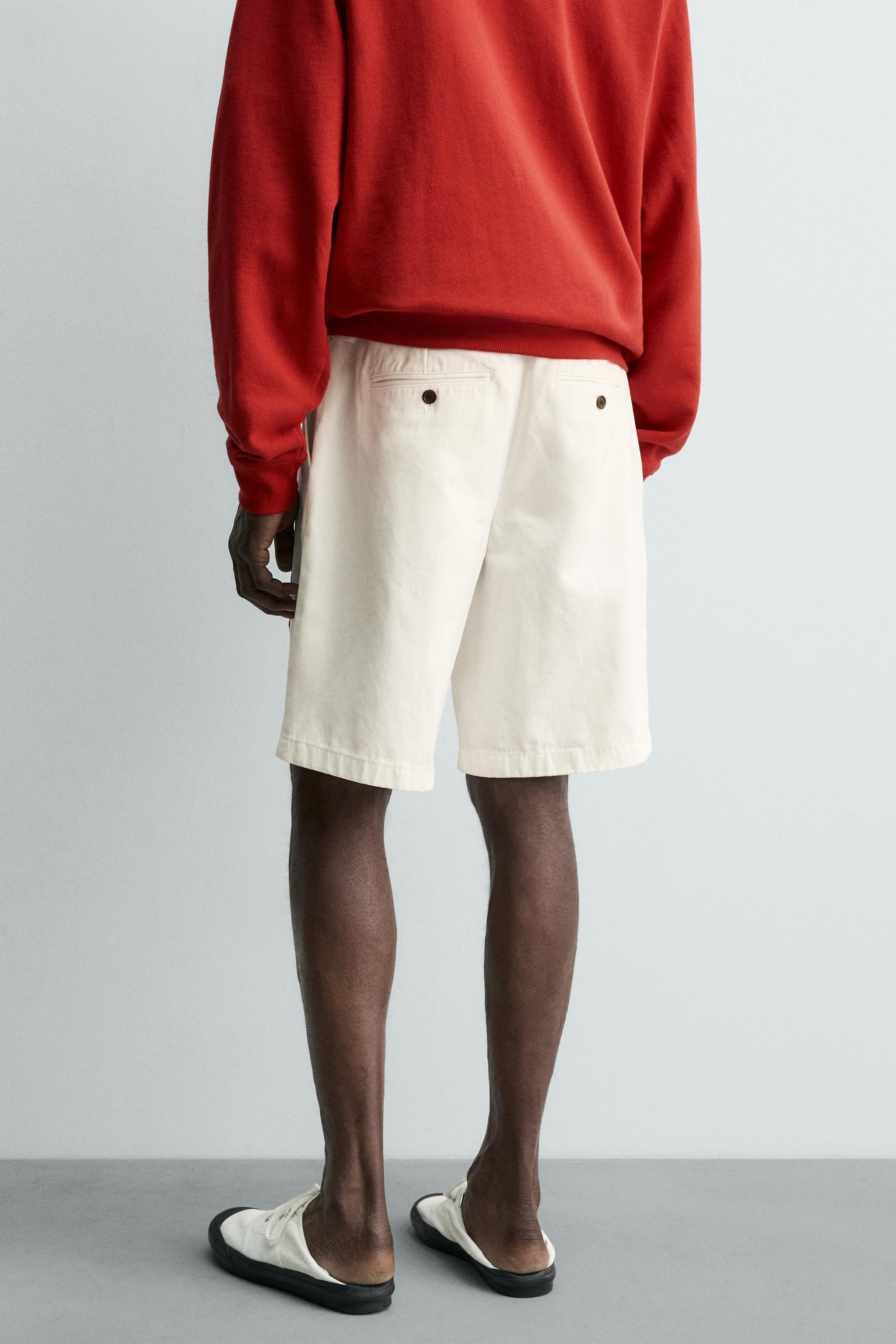 BERMUDASHORTS RELAXED FIT MIT ZIERFALTEN AARON LEVINE X ZARA | Zara DE