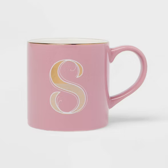 16oz Stoneware Monogram Mug - Opalhouse™ | Target