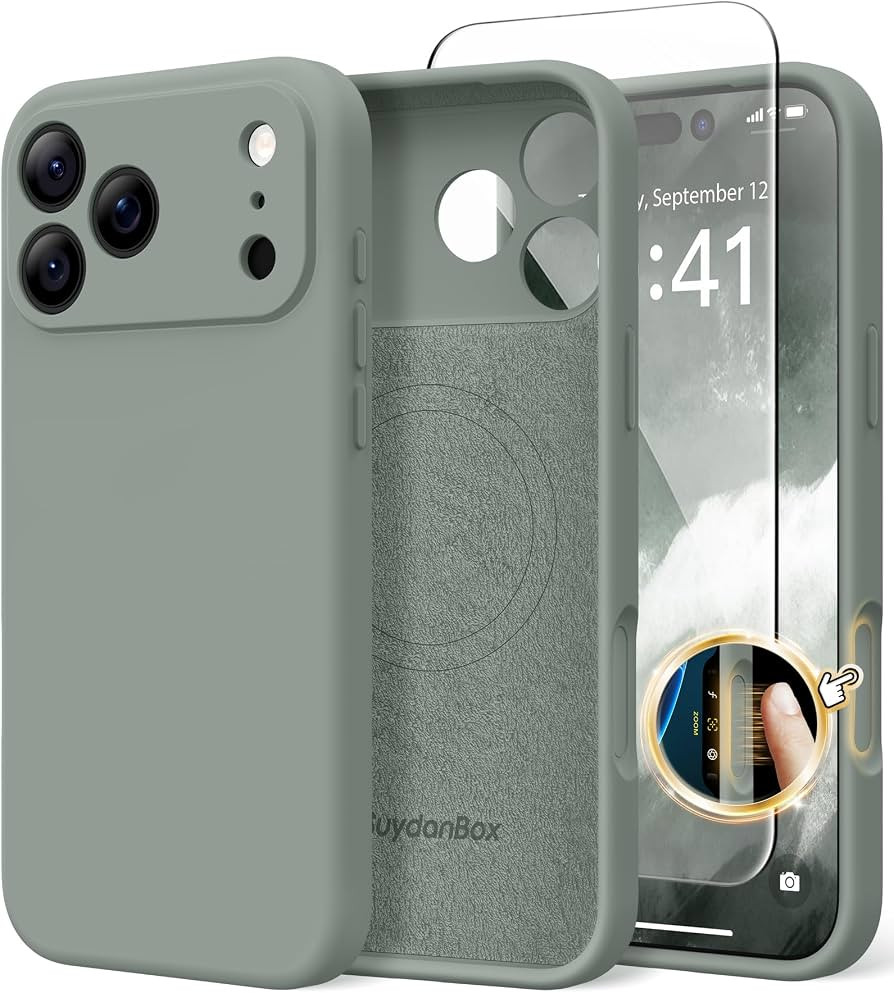 Magnetic for iPhone 18 Pro Max/iPhone 17 Pro Max Case Silicone | Amazon (US)