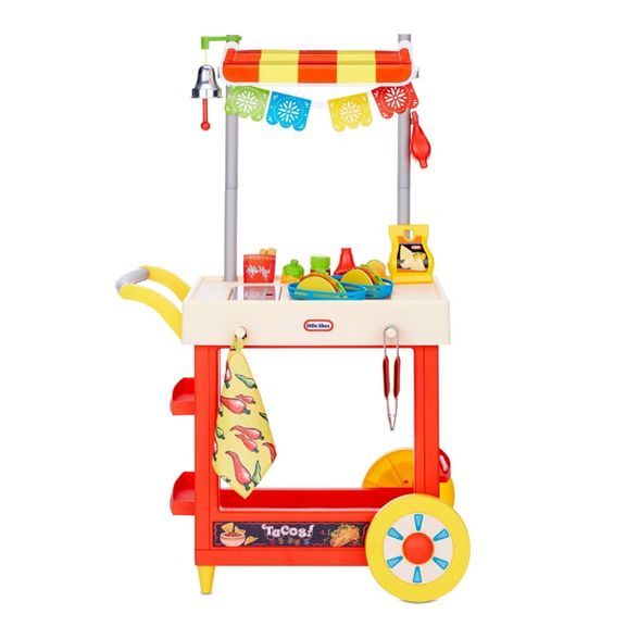 Little Tikes Ultimate Role Play Taco Cart with 25 Accessories and Chalkboard | Target