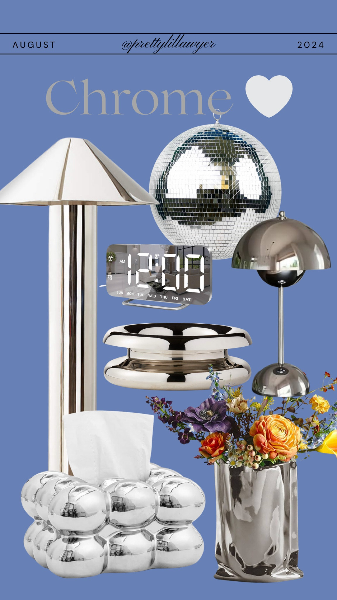 I’m a gold girlie through and through so I don’t know why chrome has been blowing my mind lately. Here are some of the pieces that have me questioning all my life choices. 

#LTKHome