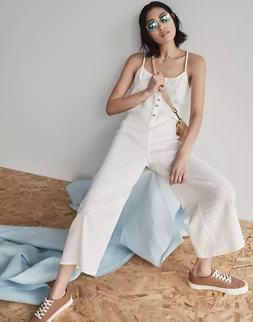 Textured Cover-Up Jumpsuit | Madewell