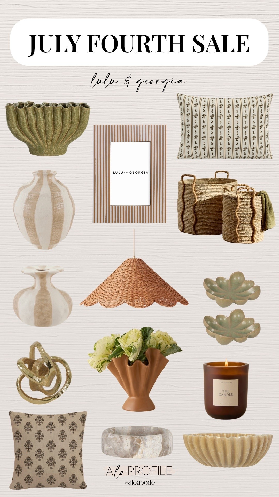 July 4th Sales: Lulu & Georgia✨up to 50% off site wide!

#LTKSaleAlert #LTKHome