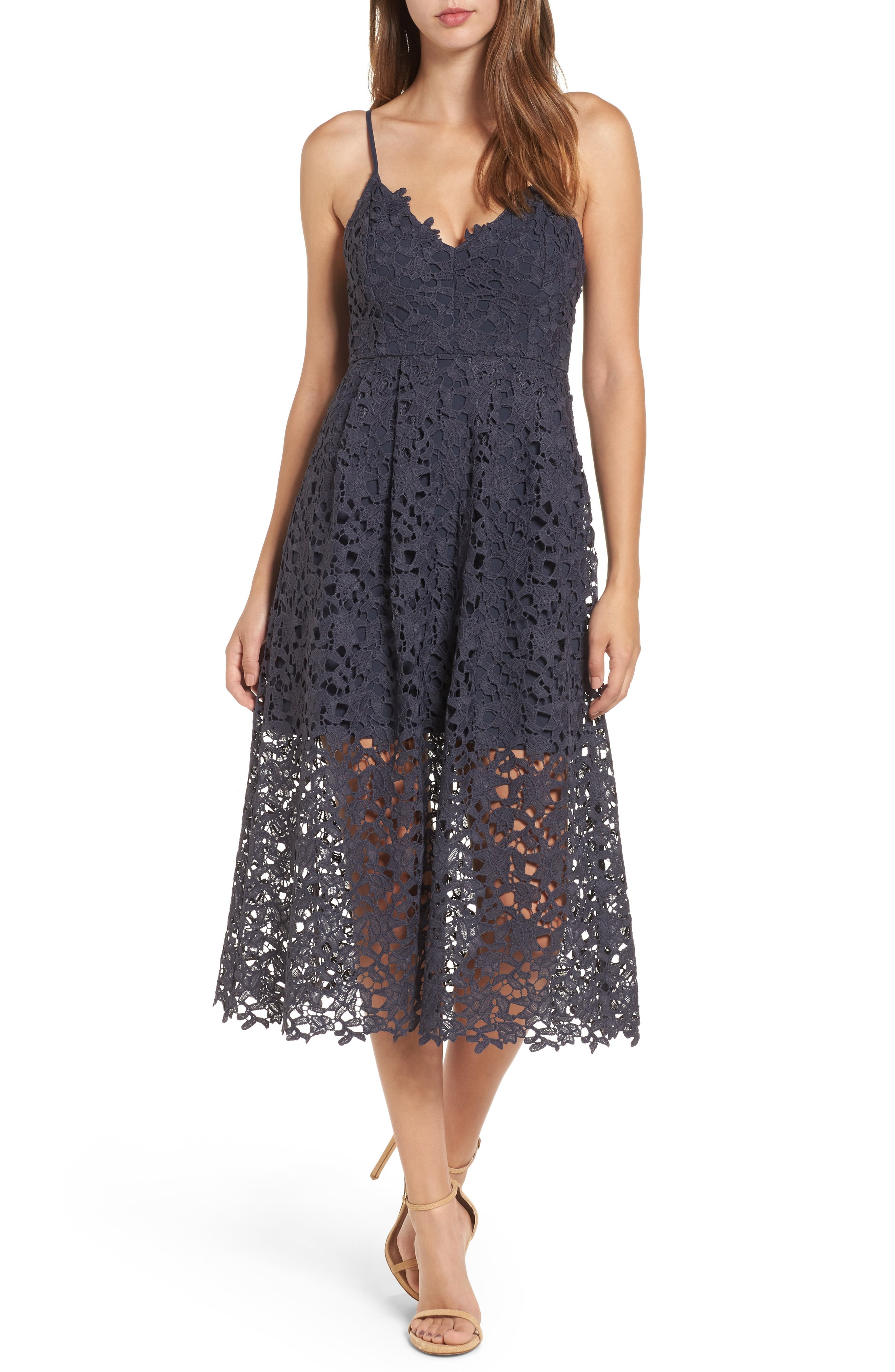 Lace Midi Dress | Nordstrom