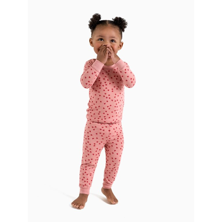 Modern Moments by Gerber Baby and Toddler Unisex Valentine's Day Pajama Set, 2-Piece, Sizes 12M-5... | Walmart (US)