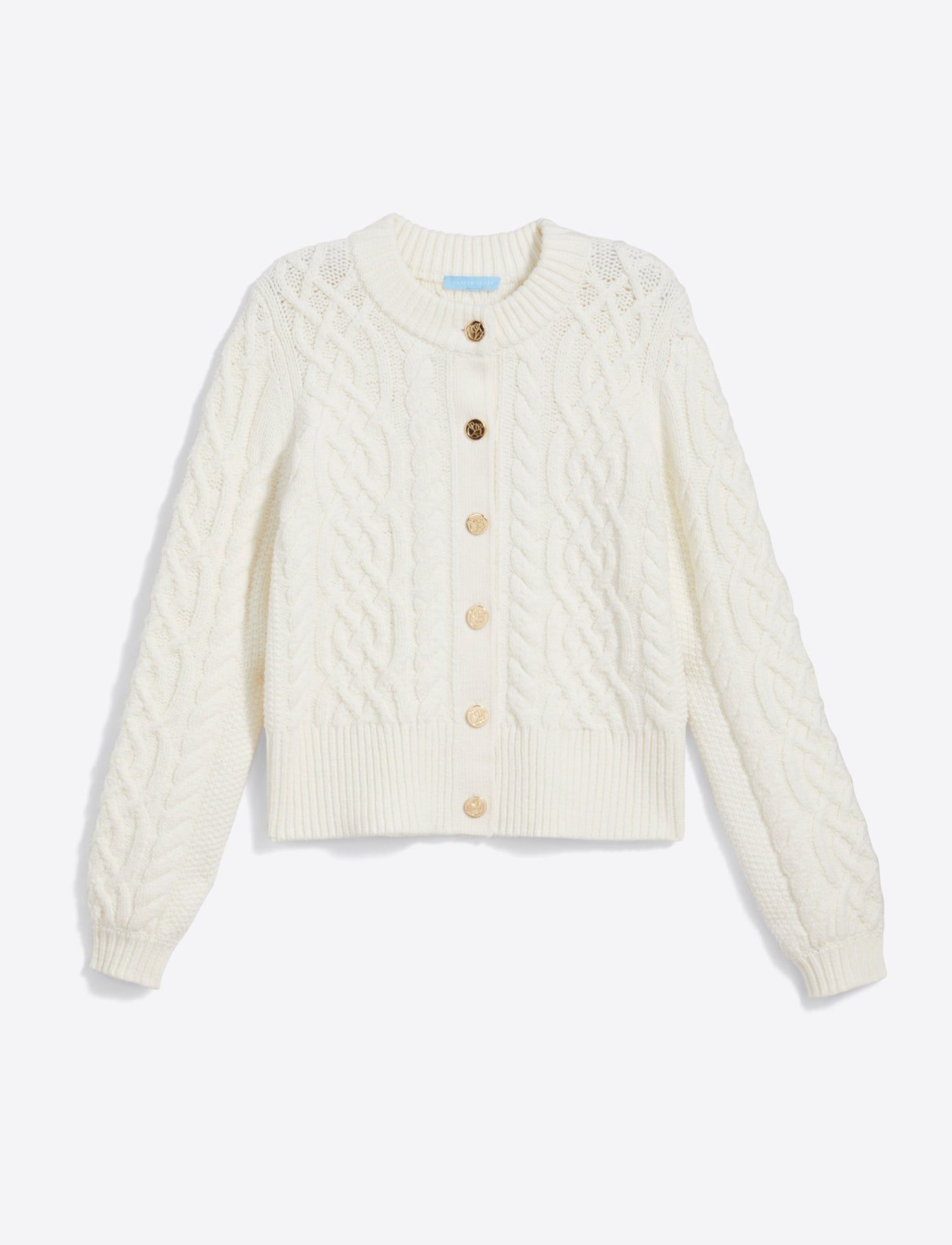 Cable Knit Cardigan in Cotton | Draper James (US)