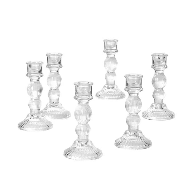 Glass Tabletop Candlestick | Wayfair North America