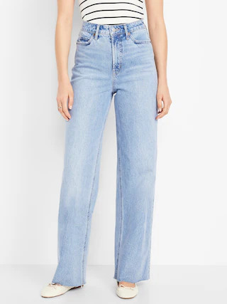 Extra High-Waisted Wide-Leg Jeans | Old Navy (CA)