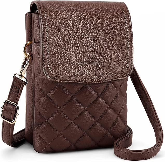 RFID Small Crossbody Purses for Women Quilted Cell Phone Purse with RFID Blocking Credit Card Slo... | Amazon (US)