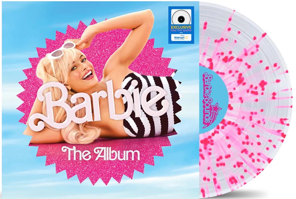 Barbie: The Album (Walmart Exclusive Clear Pink Splatter Color Vinyl + Margot Robbie Poster) - So... | Walmart (US)