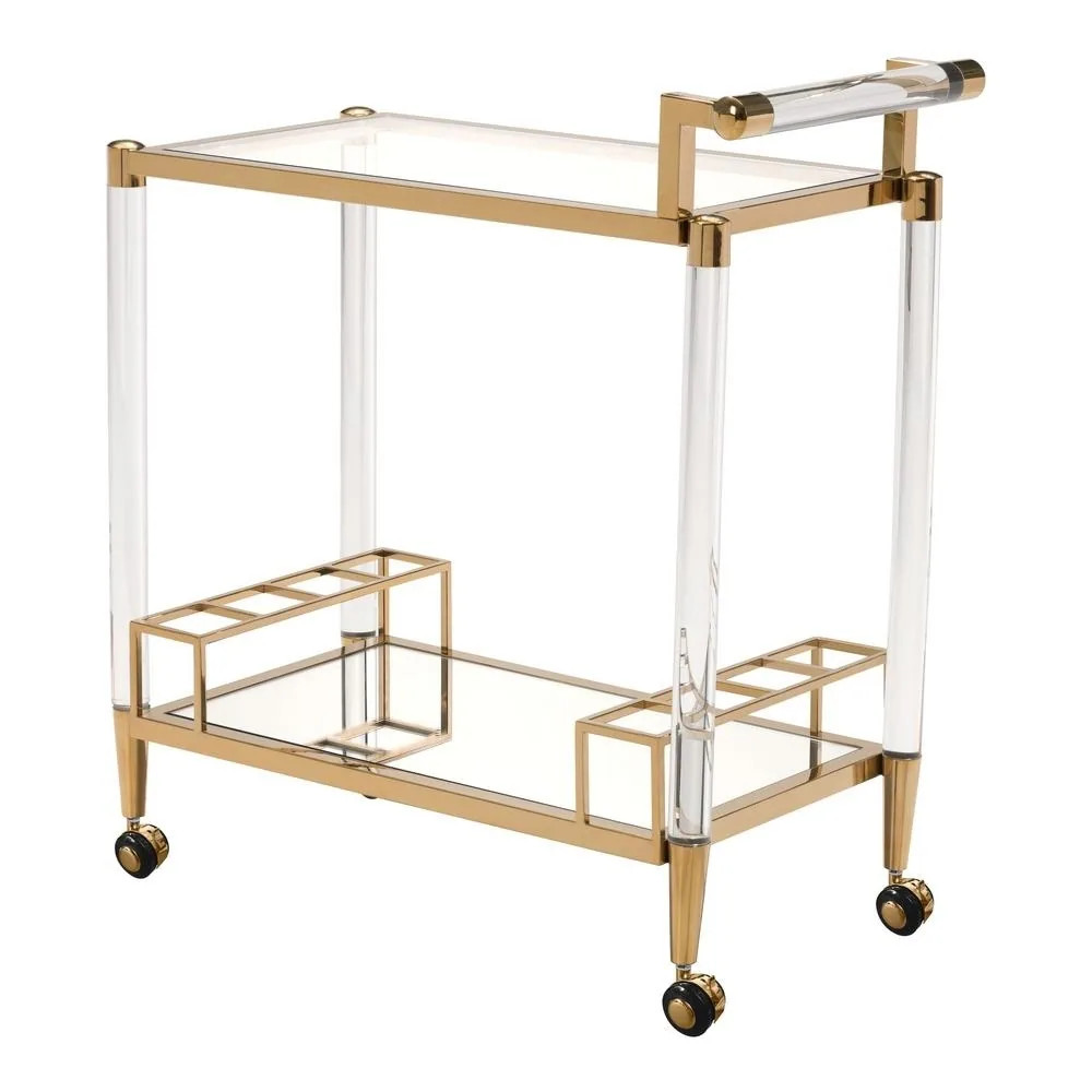 Existential Bar Cart Gold | Bed Bath & Beyond
